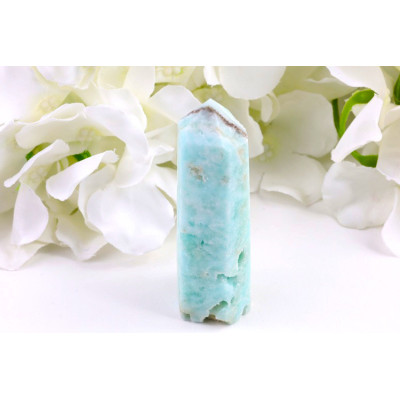 Obelisk hemimorfit modrý 87mm | Brazilský minerál