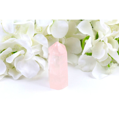 Obelisk růženín 70×26×24mm - kámen lásky | Brazílie