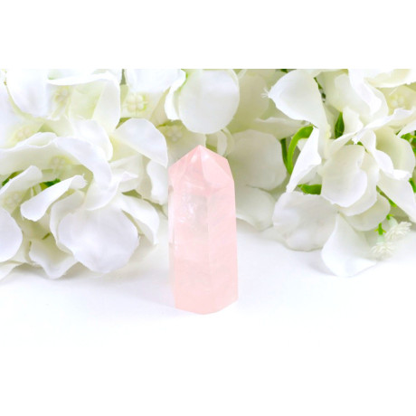 Obelisk růženín 70×26×24mm - kámen lásky | Brazílie