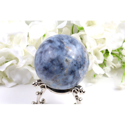 Modrý opál koule 69mm (455g) - Madagaskar | Levné minerály