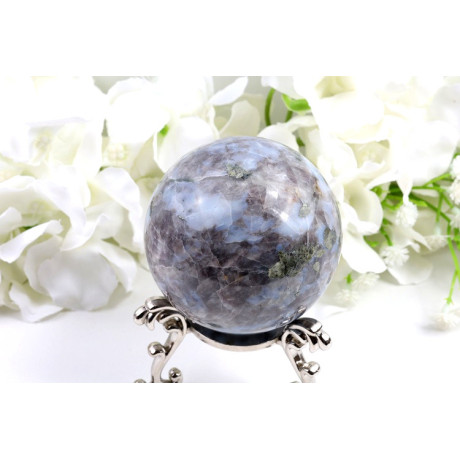 Koule Modrý opál (67 mm) – Leštěná dekorativní koule, 414 g