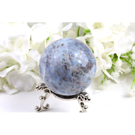 Koule Modrý opál 67 mm | Přírodní kámen z Madagaskaru