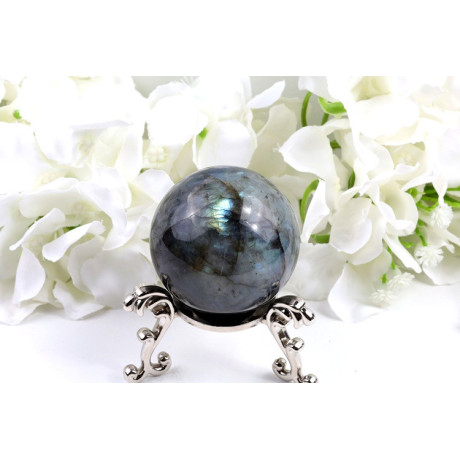 Koule Labradorit 54mm 218g - Brazilský kámen