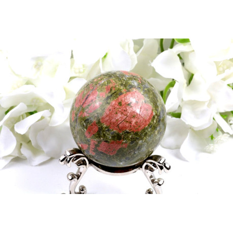 Koule Unakit 59 mm | Leštěný minerál | Levné Minerály