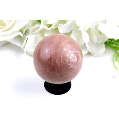 Koule Růžový jaspis 57 mm 270 g - Harmonizace a meditace