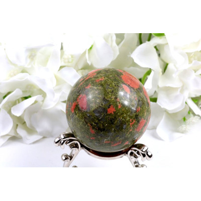 Koule Unakit 58 mm (313 g) - Přírodní kámen pro harmonii