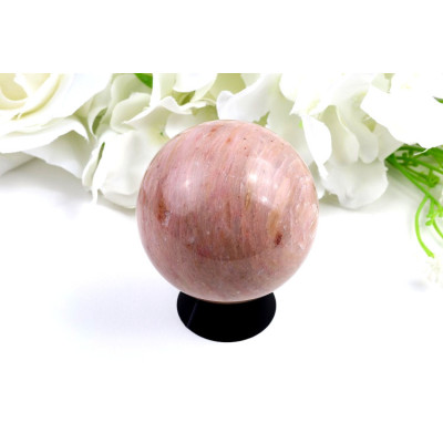 Koule Růžový jaspis 57 mm 270 g - Harmonizace a meditace