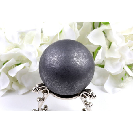 Šungitová koule neleštěná 59 mm | Levné Minerály