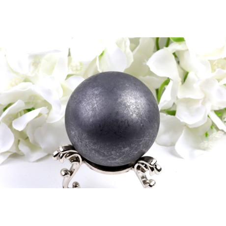 Koule šungit neleštěný 58 mm | Ruský přírodní kámen