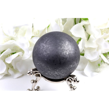 Koule šungit neleštěný 61 mm | Ruský minerál | 420 Kč