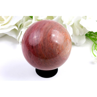 Koule Růžový jaspis 69 mm, 474 g - Originál z Číny