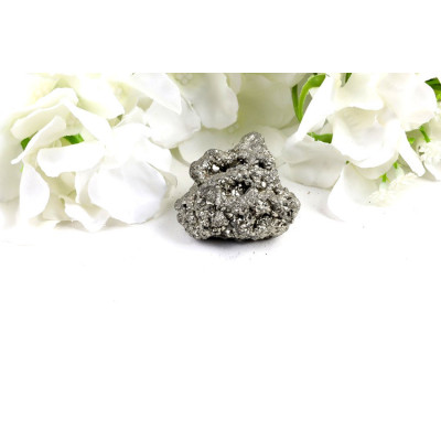 Pyrit č. 390 - Surový minerál 46x40x29 mm | 91 g