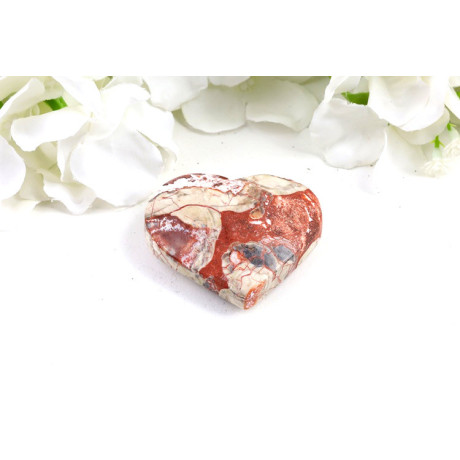 Srdce penízkový achát 55x49 mm – krásný dárek