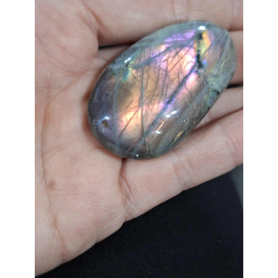 Tromlovaný labradorit 45mm Brazílie | Modrý lesk