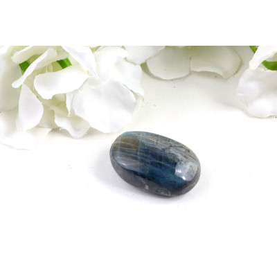Tromlovaný Labradorit 41x27x17 mm | Modrý lesk Brazílie