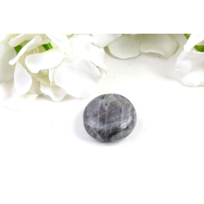 Tromlovaný Labradorit 32x16mm | Modrý lesk | 27g