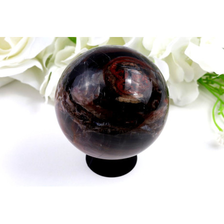 Koule zkamenělé dřevo 69mm | Madagaskar | Levné minerály