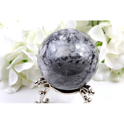 Koule Skořápkový kámen 67 mm | Shell Stone | Fosílie