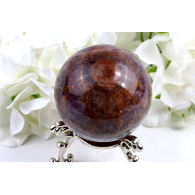 Koule Ametyst achát 67mm | Brazílie | Levnemineraly