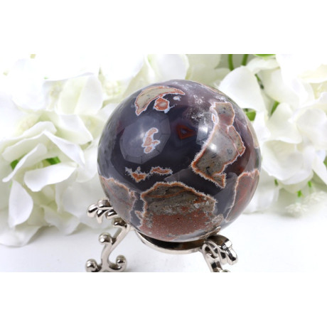 Fotbalový achát koule 67mm | Madagaskar | Levně