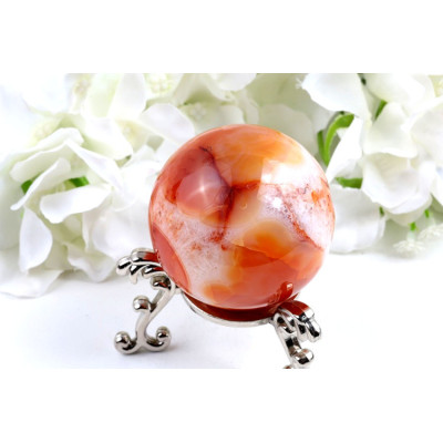 Koule Karneol 56mm - Brazílie | Leštěný minerál 231g