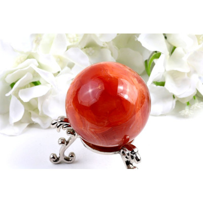 Karneolová koule 57mm - Brazílie | Levnemineraly.cz