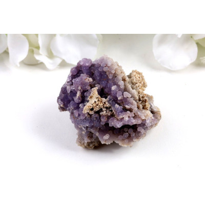 Hroznový achát 60x52x45 mm - fialový kámen z Indonésie