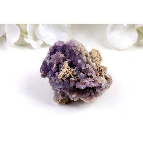 Hroznový achát 60x52x45 mm - fialový kámen z Indonésie