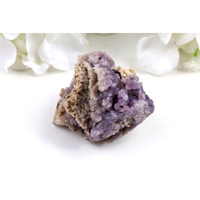 Hroznový achát 60x52x45 mm - fialový kámen z Indonésie