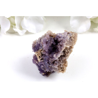 Hroznový achát 60x52x45 mm - fialový kámen z Indonésie