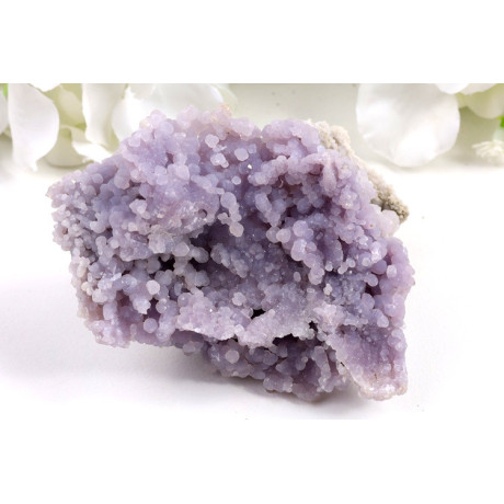 Hroznový achát 87x60x48 mm - fialový kámen z Indonésie