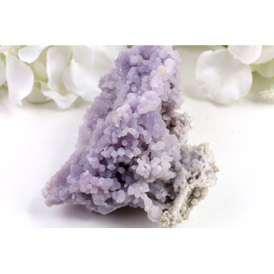 Hroznový achát 87x60x48 mm - fialový kámen z Indonésie