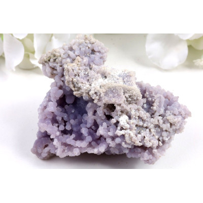 Hroznový achát 87x60x48 mm - fialový kámen z Indonésie