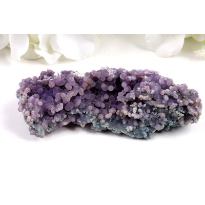 Hroznový achát 106x42x24 mm - fialový kámen Indonésie