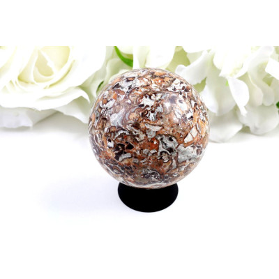 Koule Penízkový achát 62mm (314g) - Prosperita