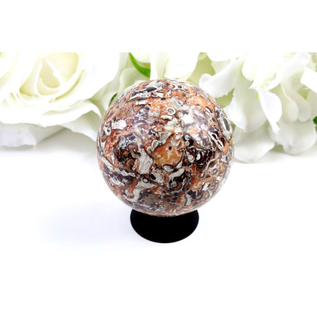 Koule Penízkový achát 62mm (314g) - Prosperita