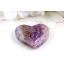 Ametyst achát srdce 54mm | Brazilský minerál