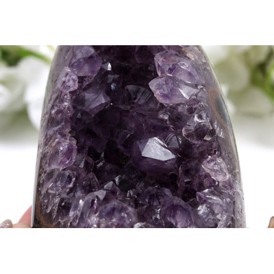 Ametyst geoda 97x78 mm - přírodní kámen z Brazílie