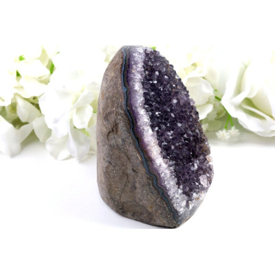 Ametyst geoda 111x98x84mm Brazílie | levnemineraly.cz