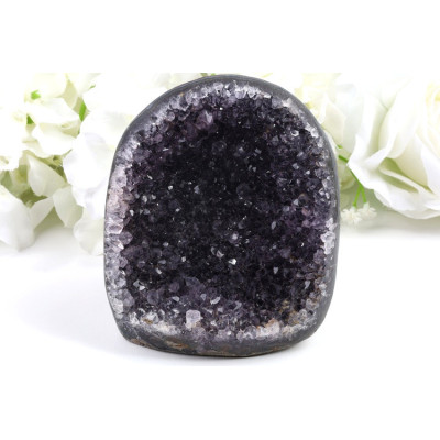 Ametyst geoda 111x98x84mm Brazílie | levnemineraly.cz