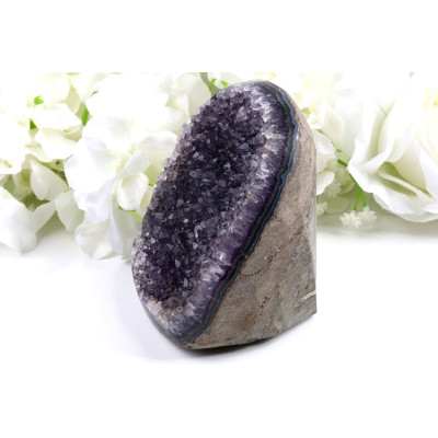 Ametyst geoda 111x98x84mm Brazílie | levnemineraly.cz