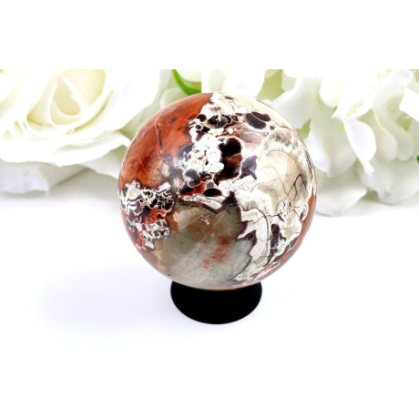 Koule Penízkový achát 67 mm | Feng Shui prosperita