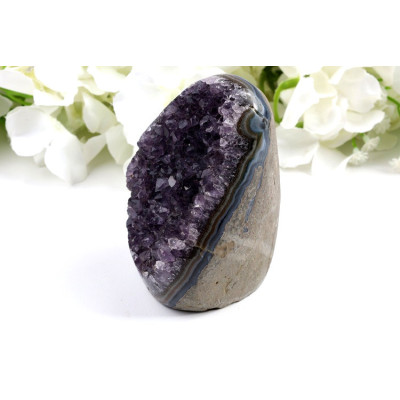Ametyst geoda 102x69x66mm Brazílie | levnemineraly.cz