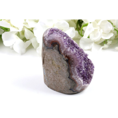 Ametyst geoda 90x76x67 mm | Přírodní minerál z Brazílie