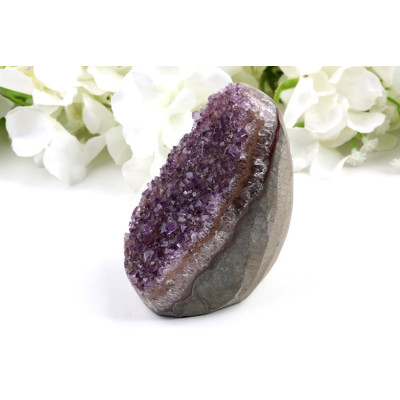 Ametyst geoda 98x63x54 mm - Brazilský fialový kámen