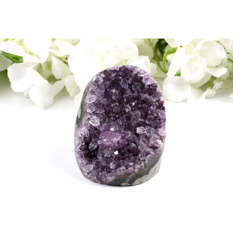 Ametyst geoda 65x70x68 mm - Kompaktní fialový kámen