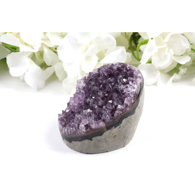 Ametyst geoda 65x70x68 mm - Kompaktní fialový kámen