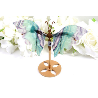 Duhový fluorit motýl 143x167mm - Brazílie | Unikát