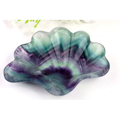 Duhový fluorit mistička 179g - Brazílie | 11x8 cm