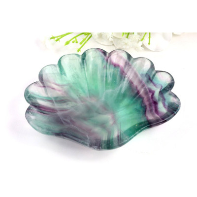 Duhová mistička fluorit 115×94 mm | Brazílie